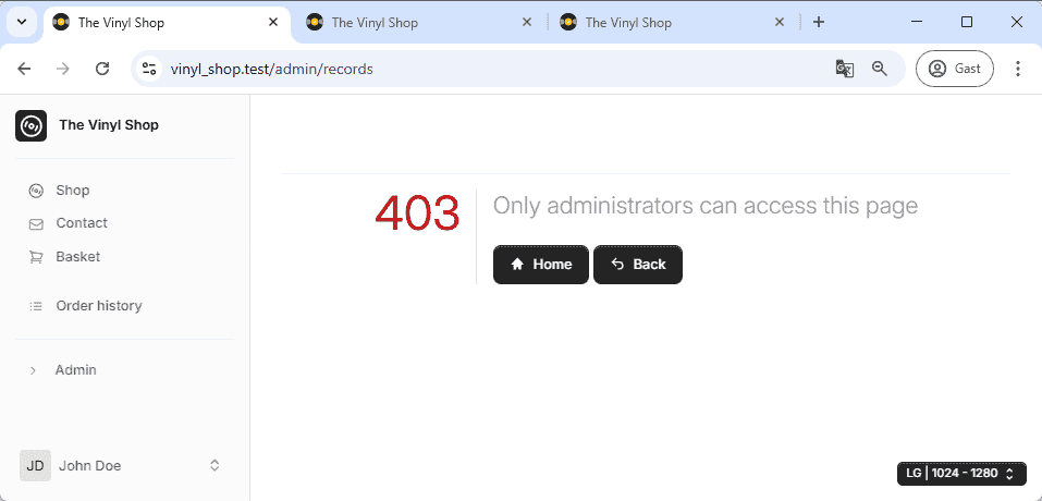 error 403