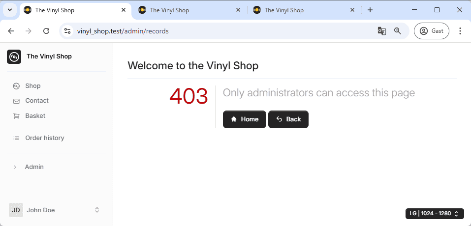 error 403