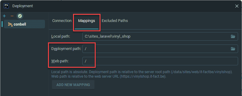 SSH settings