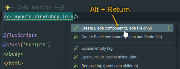 Generate child components