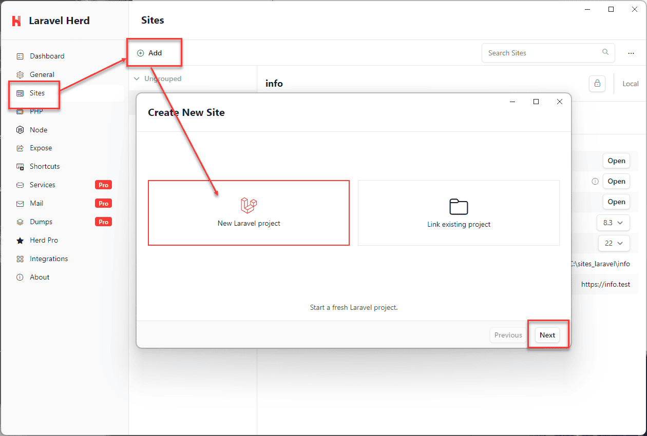 Herd add project