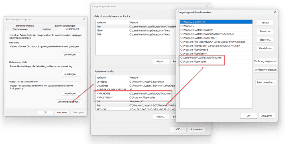 Remove nvm keys