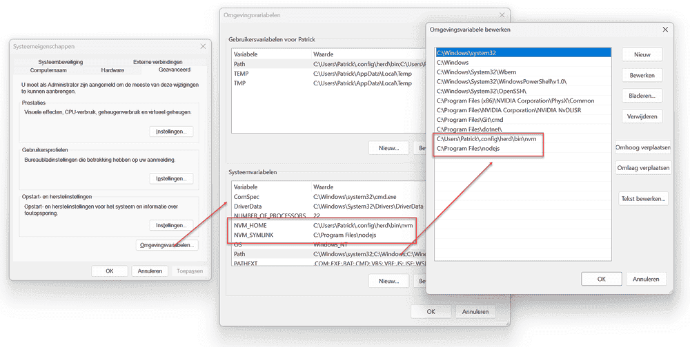 Remove nvm keys