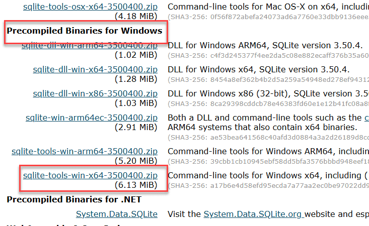 SQLite