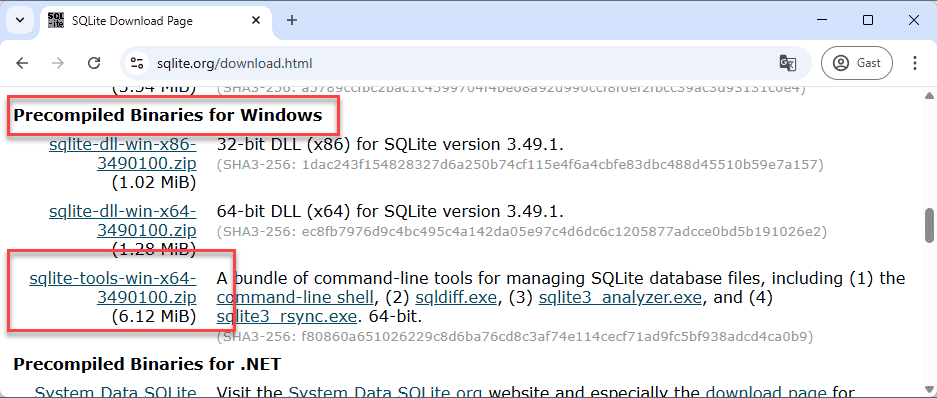 SQLite