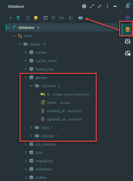Explore database